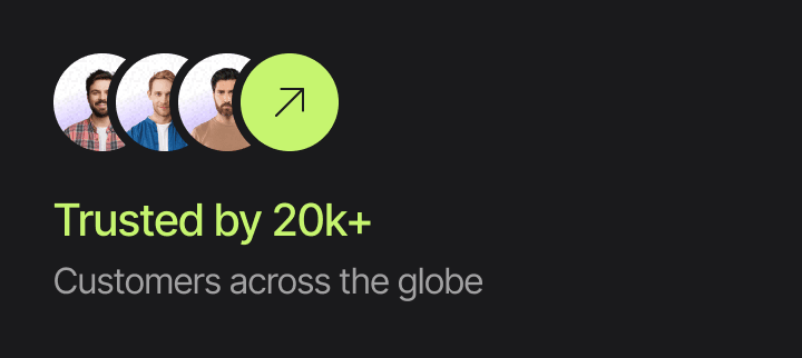 Trusted by 20k+ Customers
